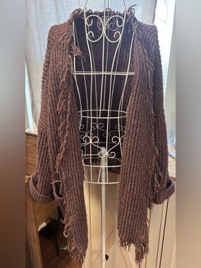 World Market Open Front Sweater Cardigan One Size